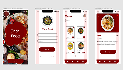Food delivery Mobile App animation app branding design flat graphic design icon illustration landing page logo minimal mobile app shopify app typography ui ux vector we web wireframe