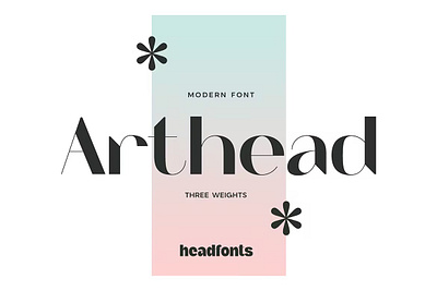 Free Arthead Modern Sans Serif Font decorative display font display fonts display typeface display typography elegant fashion font font resources fonts collection graphic design luxurious minimal modern sans serif sans serif font serif font sophisticated typeface urban