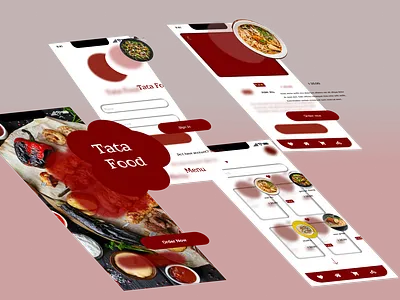 Food delivery Mobile app animation app branding design flat graphic design icon illustration landing page logo minimal mobile app shopify app typography ui ux vector we web wireframe