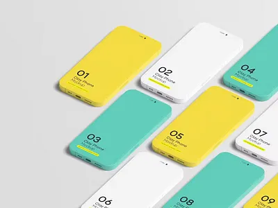 Free Phone Clay Mockups abstract clay clean design device display mockup phone phone clay phone mockup presentation promo promotion realistic showcase simple smartphone theme ui ux