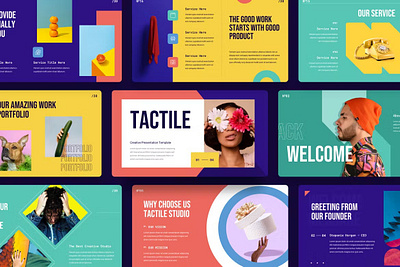 Free Tactile Multipurpose Template clean colorful company corporate google slides keynote modern multipurpose multipurpose template photography pitch deck portfolio powerpoint presentation studio template unique web design web development website