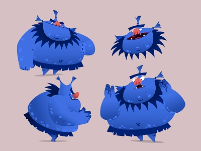 Troll book character character design expressions graphic design illustration kids monster norway norwegian tale troll