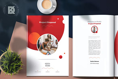 Red Project Proposal branding brochure brochure design brochure template corporate free indesign magazine magazine design magazine template project project design project proposal proposal proposal design proposal template red red project template templates