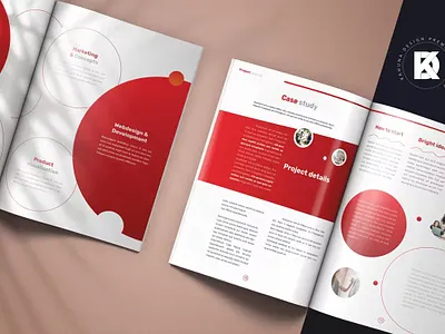 Red Project Proposal branding brochure brochure design brochure template design free indesign magazine magazine design magazine template project project design project proposal proposal proposal design proposal template red red project template templates