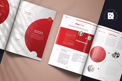 Red Project Proposal branding brochure brochure design brochure template design free indesign magazine magazine design magazine template project project design project proposal proposal proposal design proposal template red red project template templates