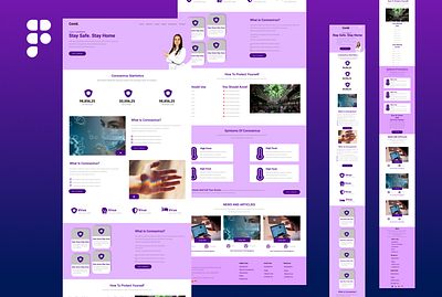 Covid 19 Awareness UI/UX animation app branding design flat graphic design hospital website icon illustration landing page logo minimal mobile app shopify app typography ui ux vector we wireframe