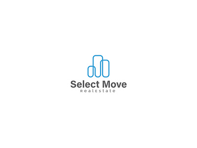 Select Move branding bullding design illustration logo style vector