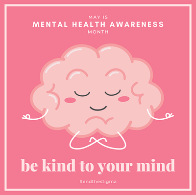 Mental Health Awareness Month branding design graphic design social media