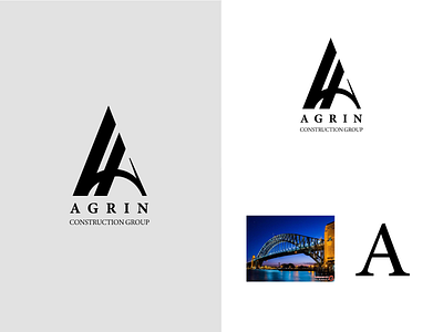 AGRIN Construction Group brand branding branding design company identity constructio construction group design graphic design graphicdesign logo logo design logotype marketing monogram typography ui visual identity لوگو مونوگرام هویت بصری