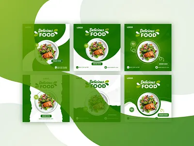 Delicious Food | Social media post delicious food banner delicious food social media post facebook post design food banner food poster food poster design food social media post graphic design instagram post templete social media social media banner social media post social media post design