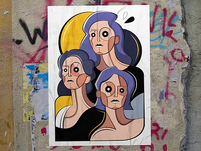 D'elas character illustration characterdesign color geometric illustration