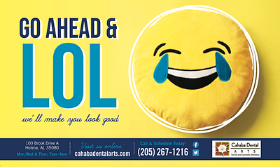 Cahaba Dental - Postcar - Direct Mail advertising branding design direct mail graphic design marketing postcard print