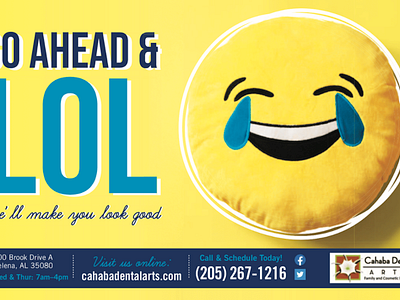 Cahaba Dental - Postcar - Direct Mail advertising branding design direct mail graphic design marketing postcard print