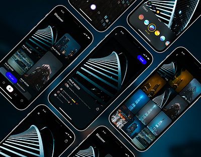 Urban iOS UI Kit IV app apple concept design flat graphic design ios minimal mobile typography ui uiux urban ux