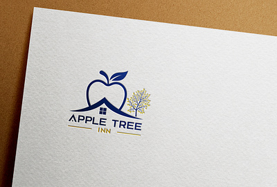 Apple Tree Inn Modern Logo Design | Logo designer branding business logo business logo design company logo flat logo logo logo design logo maker logos luxury logo minimal minimalist minimalist logo design modern modern logo modern logo design modern minimal modern minimalist modern minimalist logo real estate