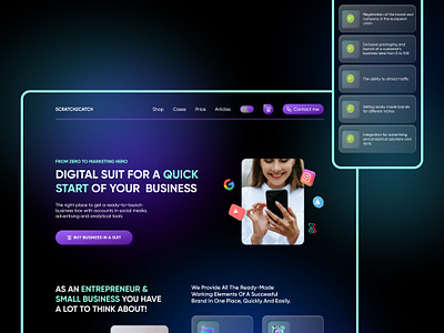 scratch2catch | Landing page animation branding design graphic design logo ui ux vector web