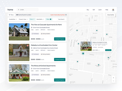 Property Marketplace Dashboard apartment app buy dashboard home jannat uiux map property property management property marketplace real estate realestate rent sell ui uiux ux web app web application