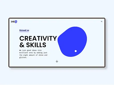 Rebranding Ink9 Design Studio/ UX/UI Concept branding design graphic design interface design web web design web development website wordpress