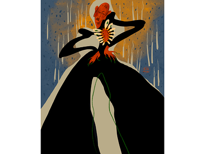 Schiaparelli art character digital digital art digital illustration fashion fashion illustration illustration portrait