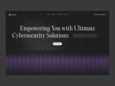 FortSec - Cyber Security Website Animation animation clean cyber cyber security design minimalist motion graphics multi layer seamless security ui ui design uiux ux web web animation web design website website animation website design