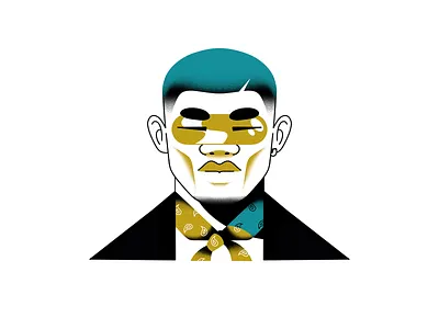 😑 character illustration