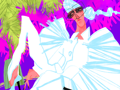 Conner Ives art branding clothes design fashion fashion art fashion illustration illustration water color