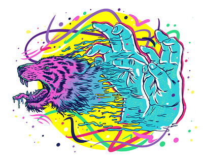 Tiger's Claw fantasy art illustration illustrator poster art tiger tigers claw