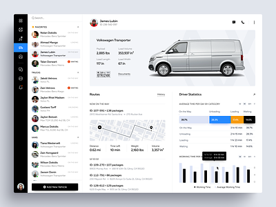 Web Dashboard Design Concept For Delivery Service admin admin interface admin panel analytics booking cargo concept courier dashboard delivery logistics map package post office shipping tracking transporting ui visual design ux web design