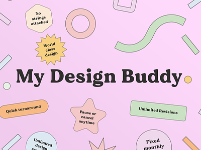 My Design Buddy branding design graphic design logo vector