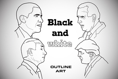 Outline illustration branding caricature cartoon drawing illustration mascot outline drawing