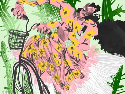 Marni art branding character design digital art fashion fashion art fashion illustration illustration water color