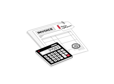 Documents 2d art creative design drawing illustration isometric logo vector