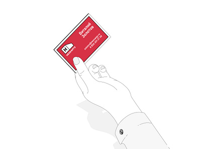 Business card 2d art creative design drawing illustration isometric logo vector