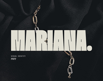 MARIANA. (visual identity) art direction bold brand identity branding creative design fashion graphic design illustration jewelry logo logo design luxury modern typography vector visual identity