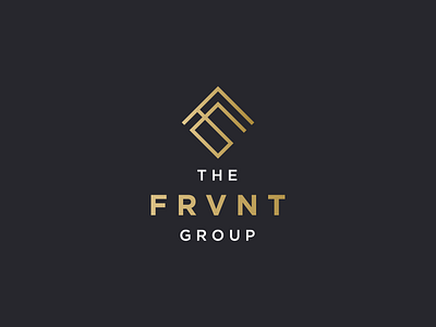 The FRVNT Group - Logo Design brand brand identity branding graphic design illustrator logo logo design real estate typography