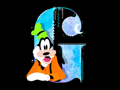 G for Goofy! cartoon creative cutegraphicstyle dailychallenge design disney goofy illustration illustrator vector