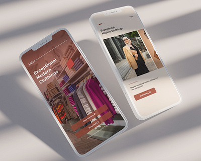 Cloth shopping app figma mobile ui ux