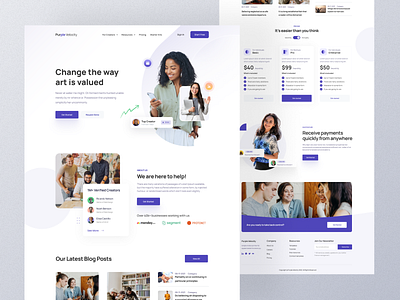 Purple Velocity | Agency Landing Page Ui Design | ui_Clutch agency laning page branding design figma figma ui graphic design landing page landing page ui minimal landing page minimal ui minimal webisite sass landing page sass ui ui ui design ux ux ui ux ui design web ui website ui