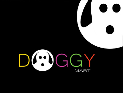 Doggy mart logo design graphic design illustration logo typography