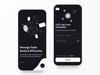 DailyUI #001 ( Sign Up ) app design illustration ui