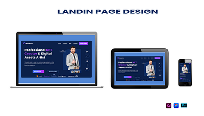 Landing Page Design figma graphic design landing page design responsive design ui ux design