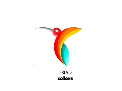 Triad color logo 3d branding design graphic design icon illustration logo typography vector