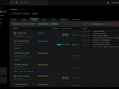 Enterprise UI/UX design graphic design ui