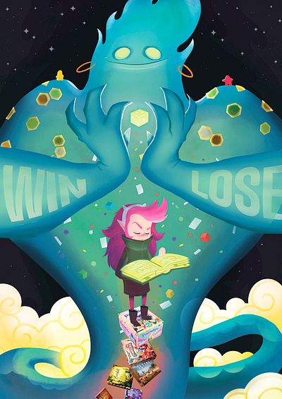 Game's Elemental children book illustration illustration