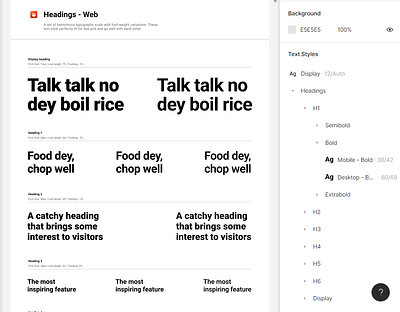 Typography system - design system app branding design designsystem typography ux