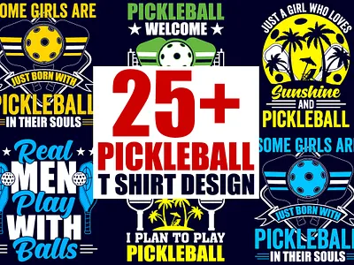 Pickleball T shirt Designs Bundle pickle t shirt pickleball t shirt t shirt t shirt design