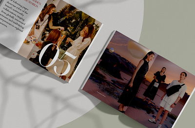 BONIA - Brand book design brandbook branding editorial fashion magazine photoshoot