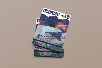 NOBROW - Magazine cover illustration graphic design illustration magazine visual design