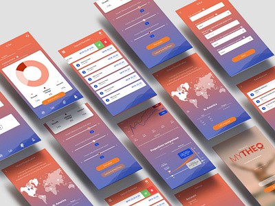 MyTheo - UI/UX Design, Branding app design branding graphic design ui ux web design