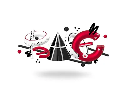 Peace 3D 3d illustration lettering nomad peace procreate